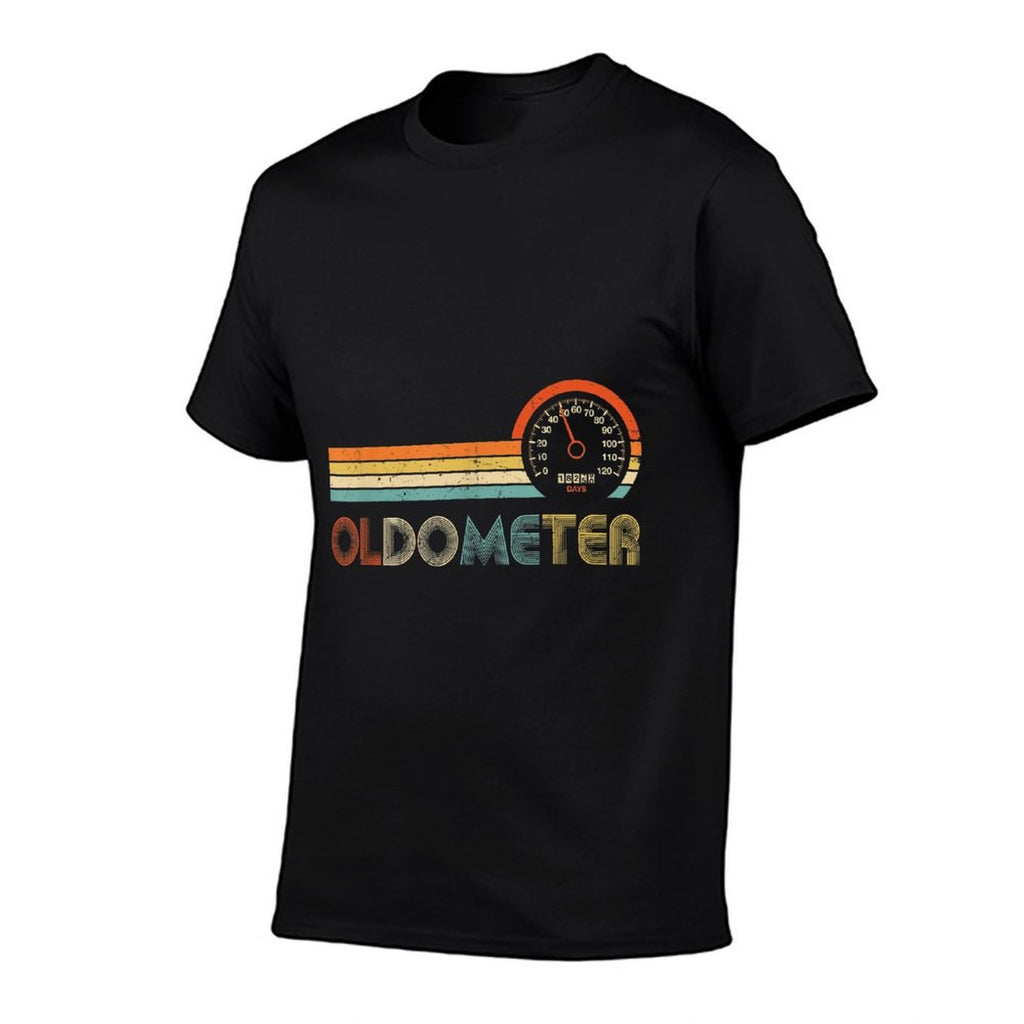 OLDOMETER 50 Funny for 50th Birthday 50th Years Old  Easy-care T-Shirt