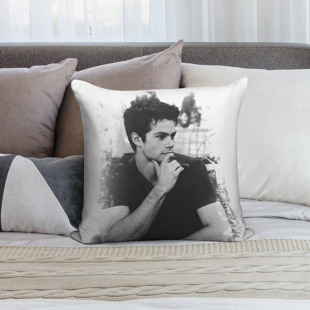 Dylan O'Brien Soft Warmth Comfort Throw Pillow