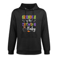 Grandma Of The Brewing Baby Halloween Witch Baby Shower Adjustable Hood Hoodie