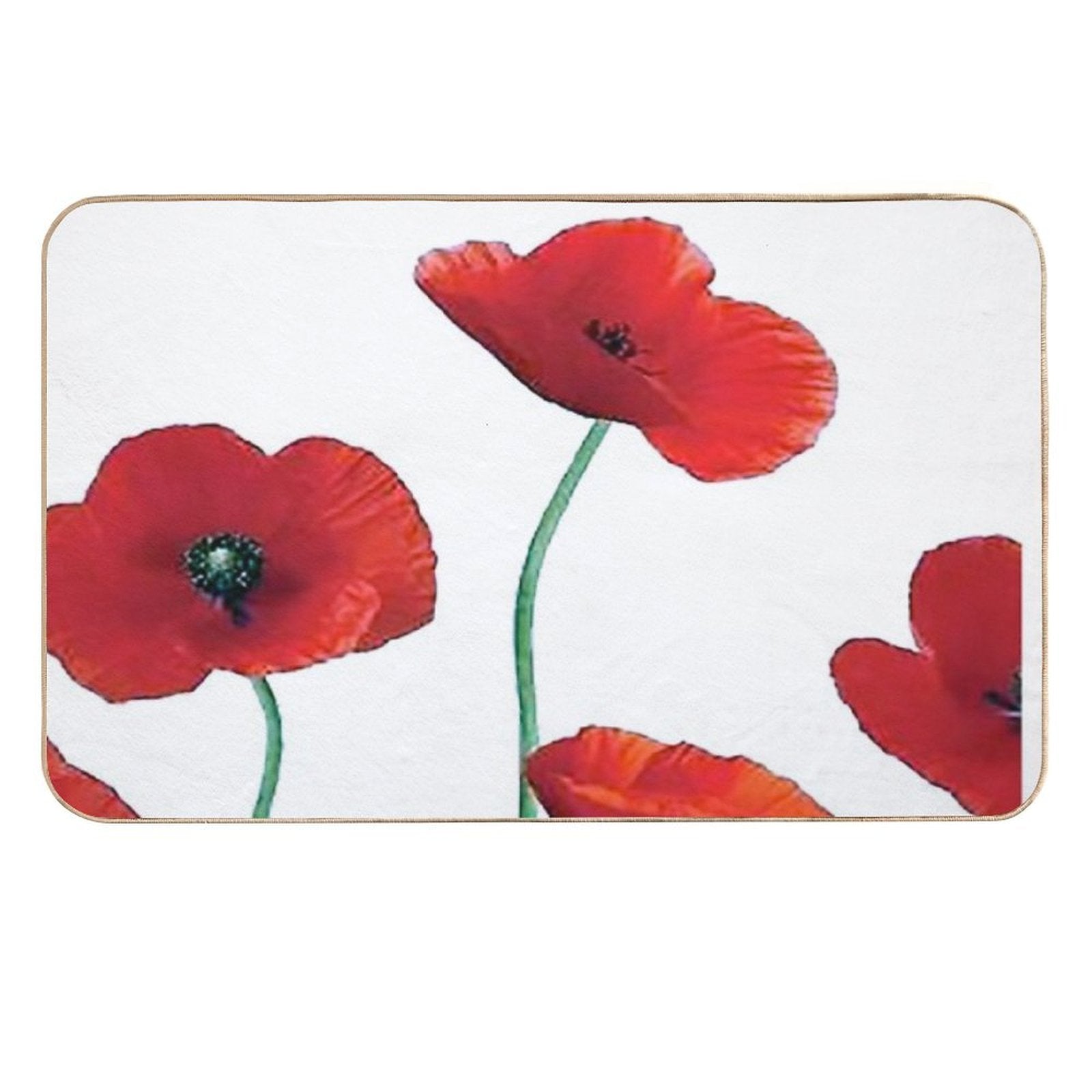 Poppies  High-Traffic Bath Mat
