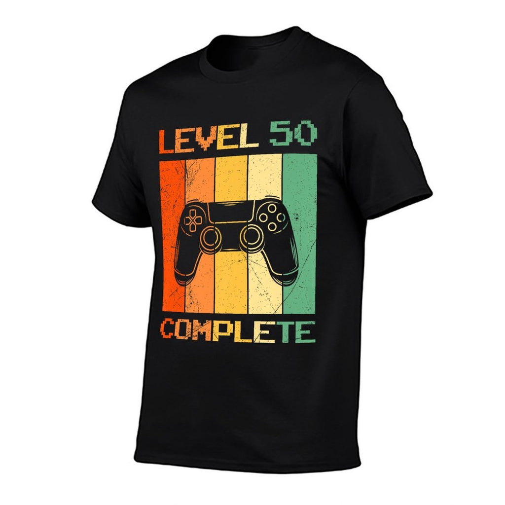 50th Birthday LEVEL 50 COMPLETE Party B-Day 50 Years Premium  Quick-drying T-Shirt