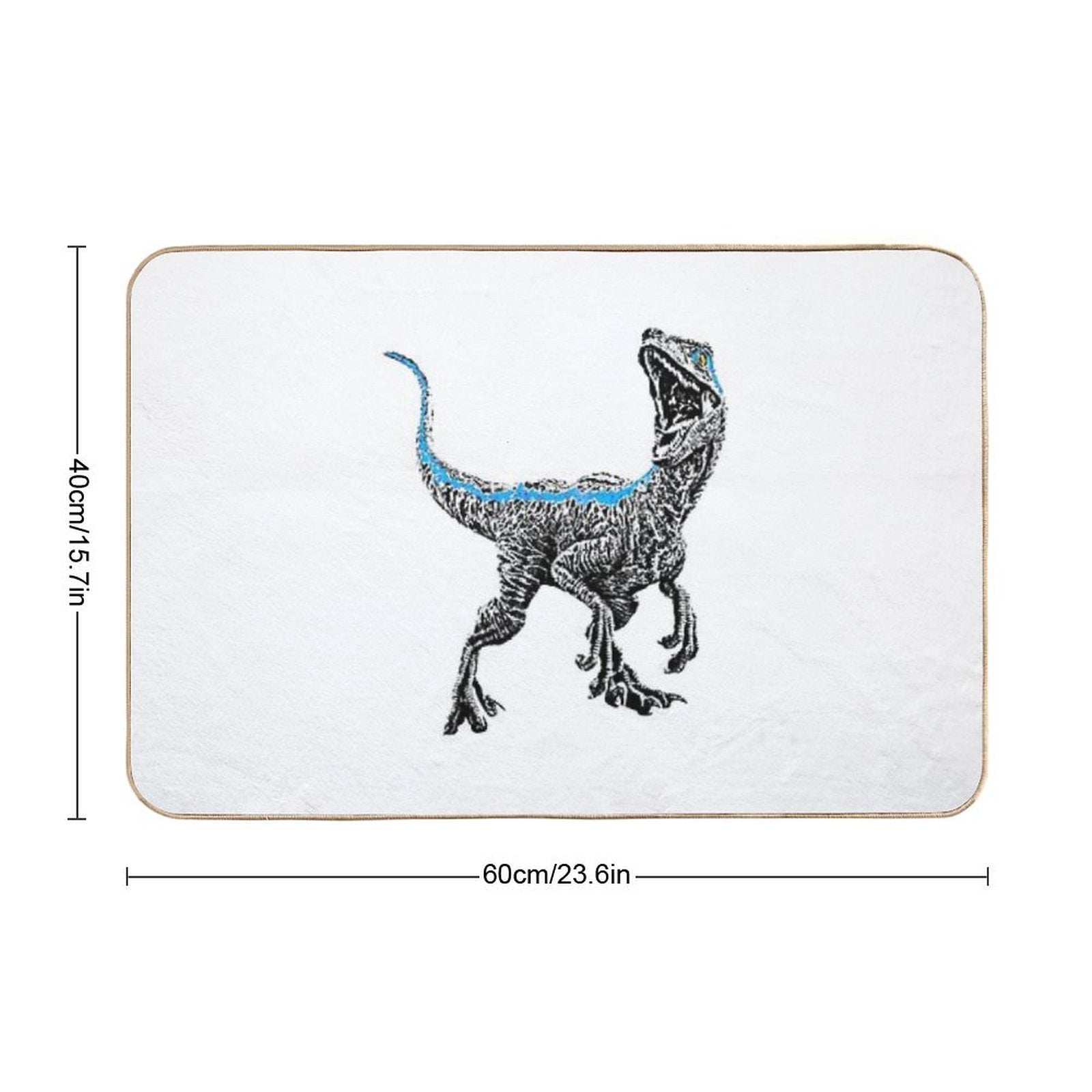 Pretty Girl Blue  Non-Slip Bath Mat