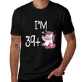 I Am 39 Plus 1 Middle Finger Skeleton 40th Birthday Women  Vintage-inspired T-Shirt