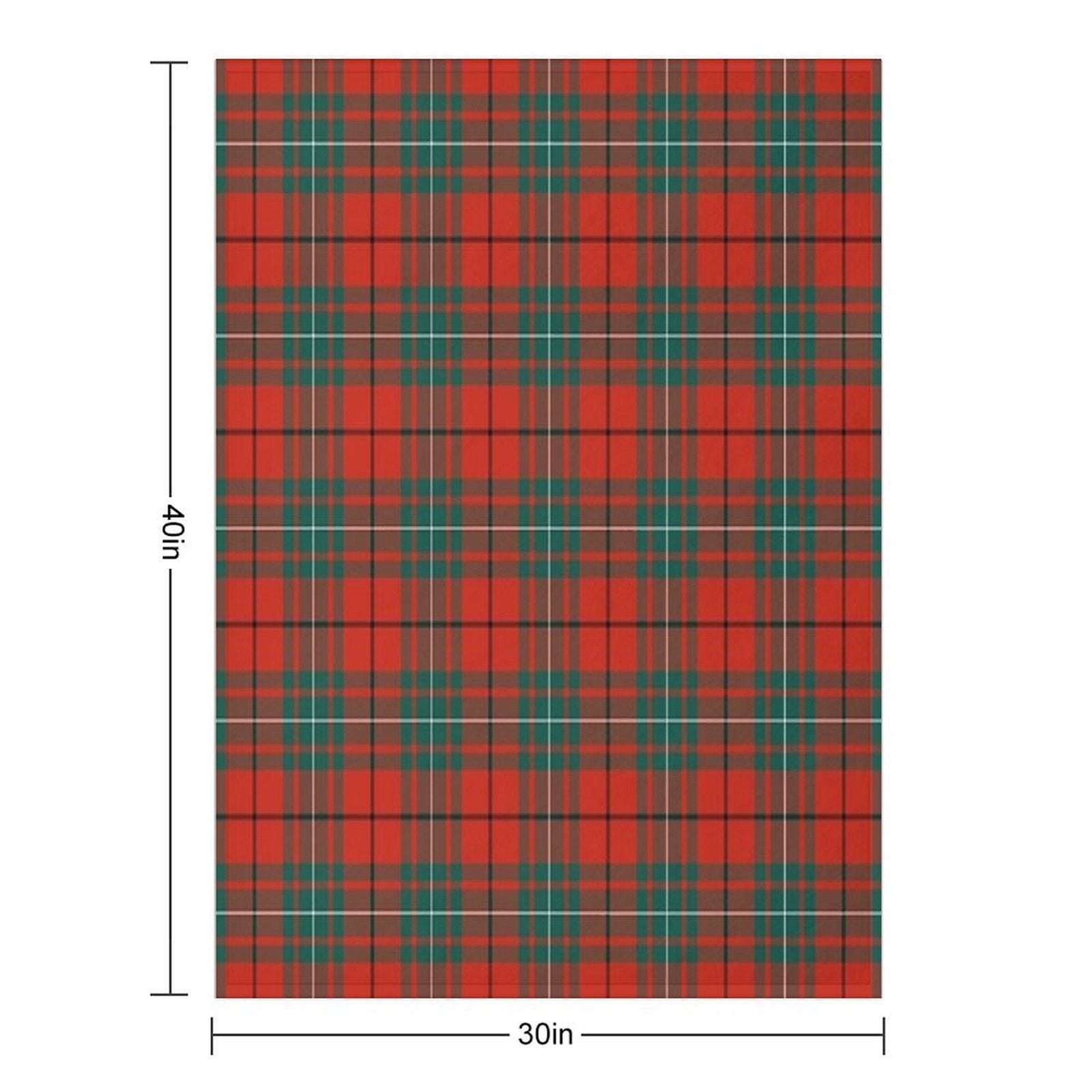 MACAULAY Tartan ✧ Scottish Clan & Family Plaid Pattern (also MacAuley, McCauley) Travel-friendly Throw Blanket