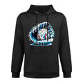 Baseball Drip Ice Cream Sprinkles Baseball Glove Cotton-Polyester Blend Hoodie