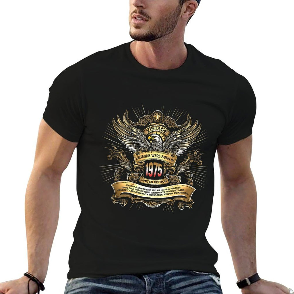 Vintage Legends Were Born In 1975 Classic 50th Birthday  Eco-friendly Material T-Shirt