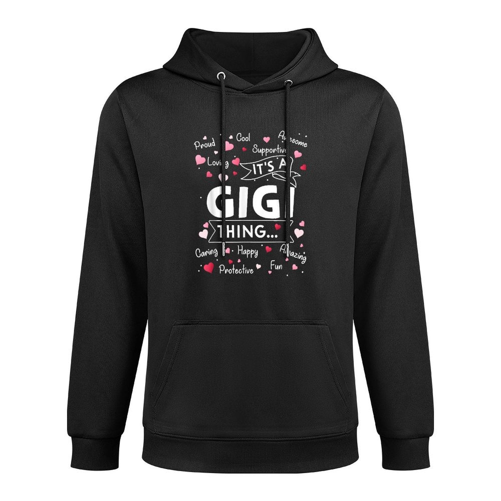 Its A Gigi Thing Funny Sayings Cute Grandma Mothers Day Cotton-Polyester Blend Hoodie