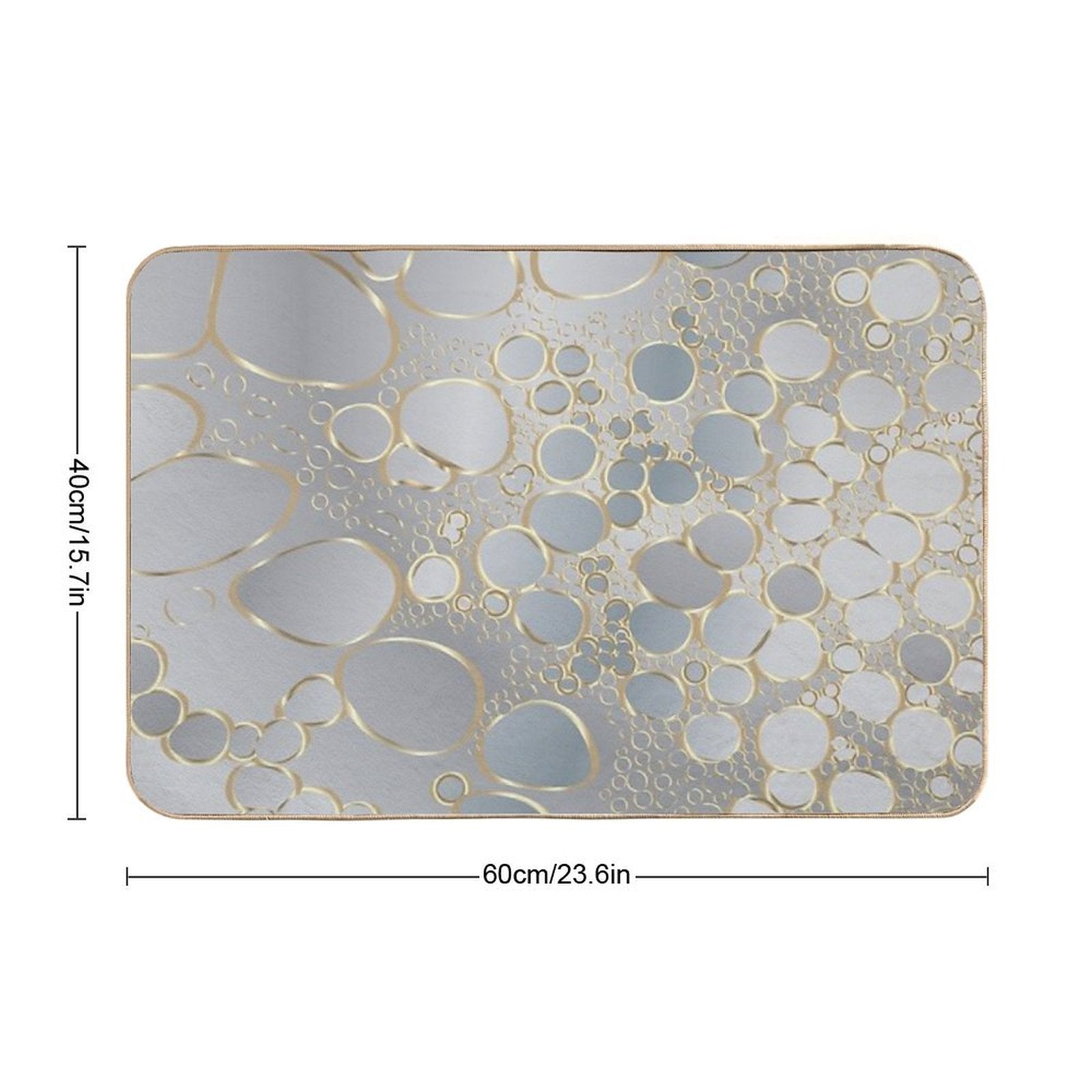 Abstract Digital Work  Toxin-Free Bath Mat
