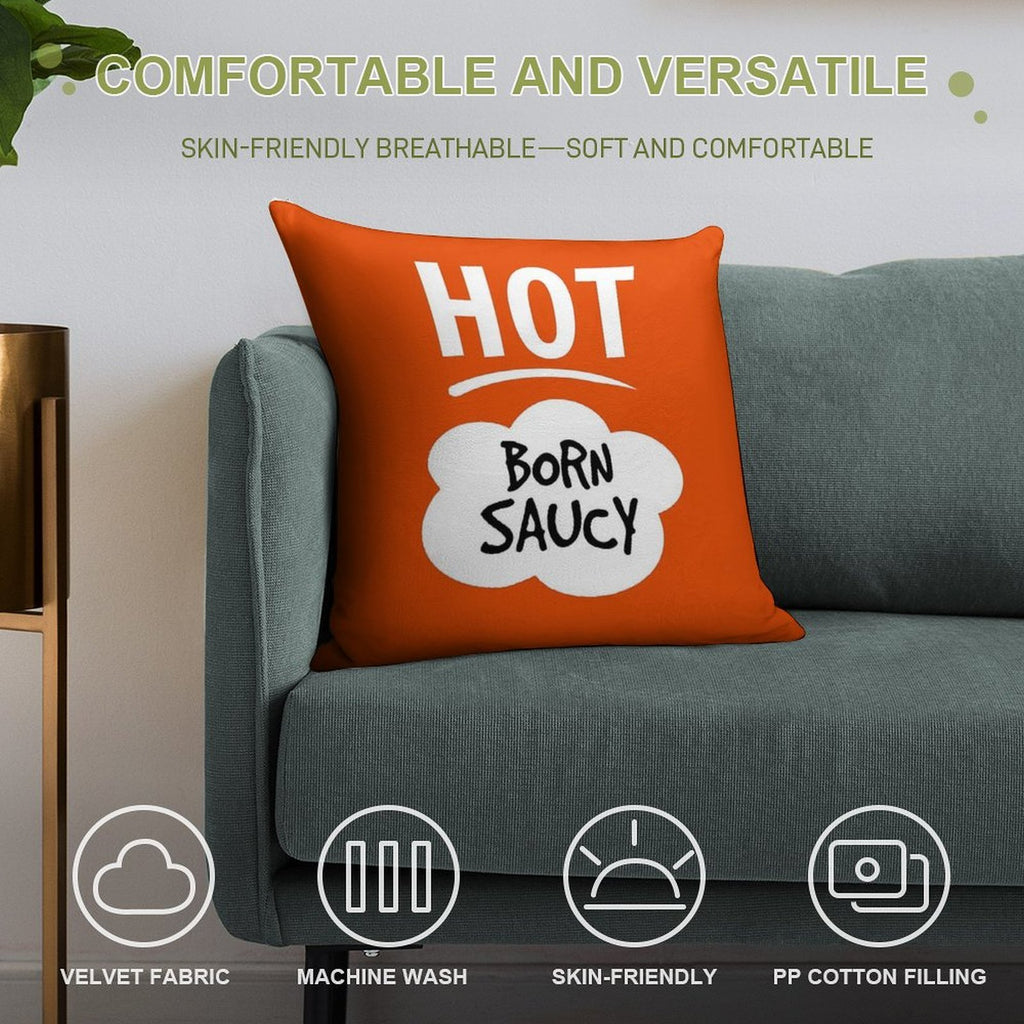 Taco Bell Hot Sauce Soft Warmth Comfort Throw Pillow