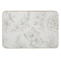 Vintage Floral Pattern  Rapid-Drying Bath Mat