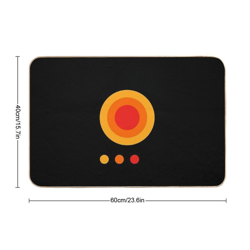 Bauhaus Color  Absorbent Bath Mat