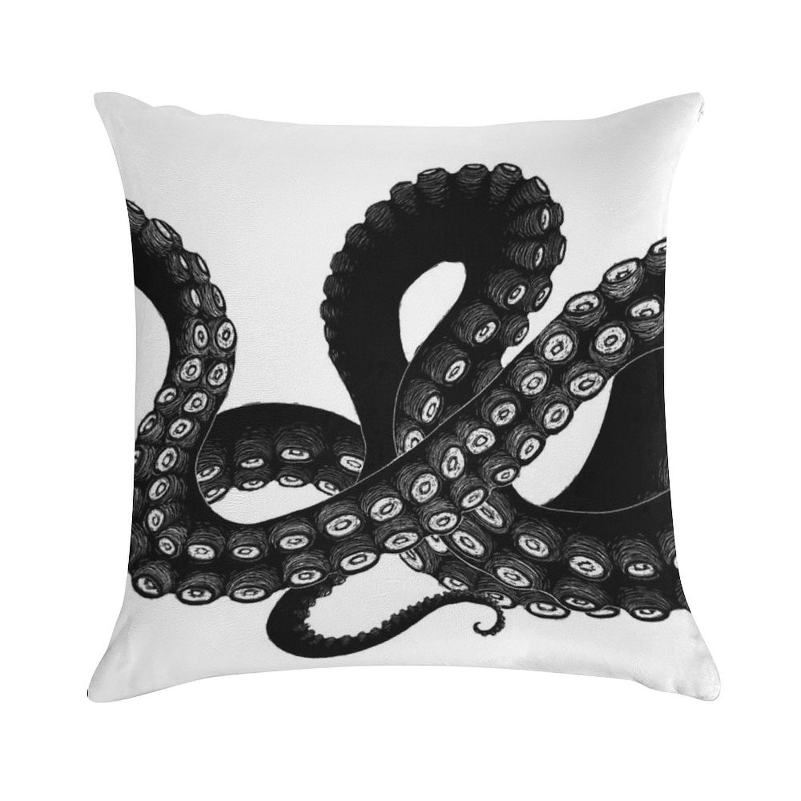 Get Kraken Soft Ultra-Soft Texture Throw Pillow