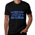 Funny Kiss My-Bass Fishing Lover Bass Fisher Womens Mens Comfortable T-Shirt