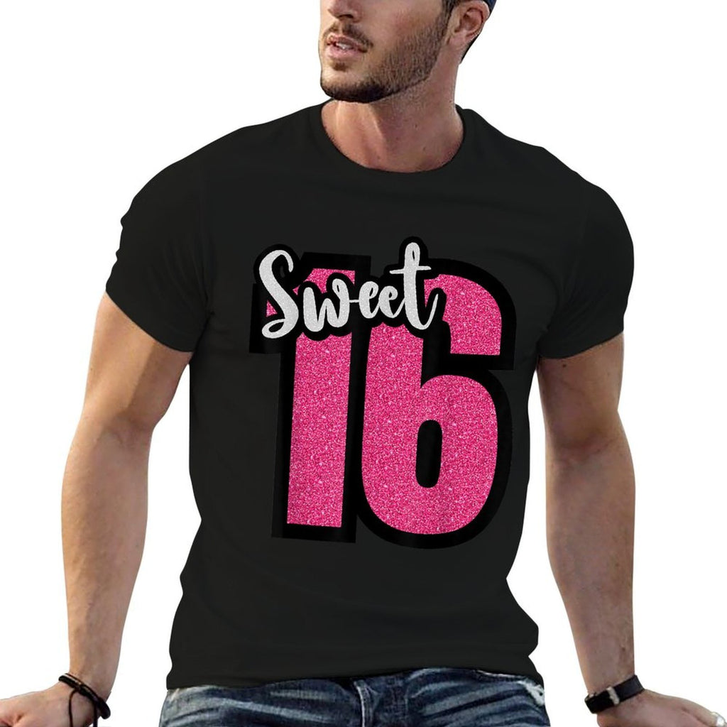 Sweet 16 Sweet Sixteen Squad 16th Birthday Girls Celebrating  Wrinkle-resistant T-Shirt
