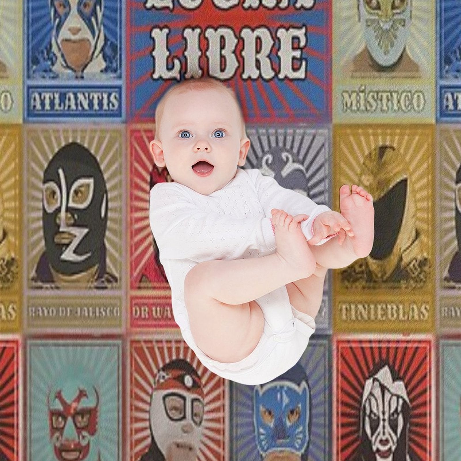 Lucha Libre Legends All-season Throw Blanket