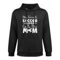 My Favorite Soccer Player Calls Me Mom Cute Soccer Women Easy Care Hoodie