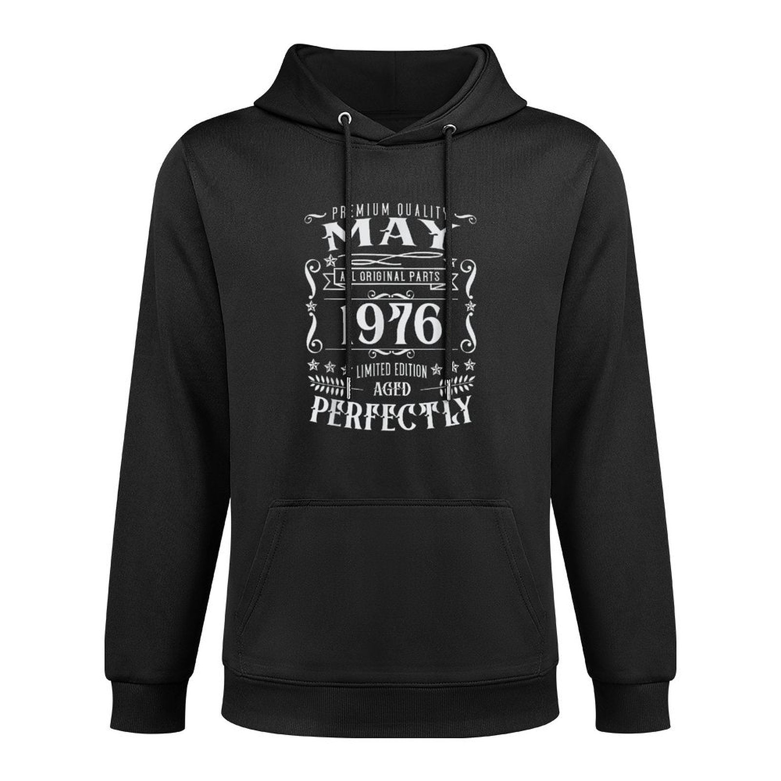 49th Birthday Legends Were Born In May 1976 Breathable Fabric Hoodie