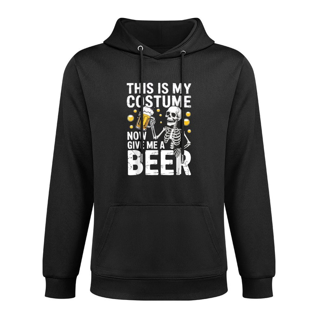 This Is My Costume Give Me A Beer Men Dad Halloween Pilling-Resistant Hoodie