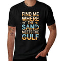 Gulf Of Mexico USA America Mexican Beach Ocean Premium  Trendy Pattern T-Shirt