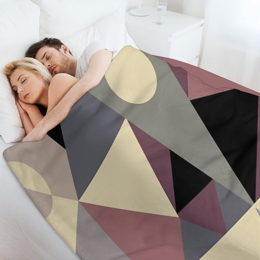 Triangulation I Multi-functional Throw Blanket