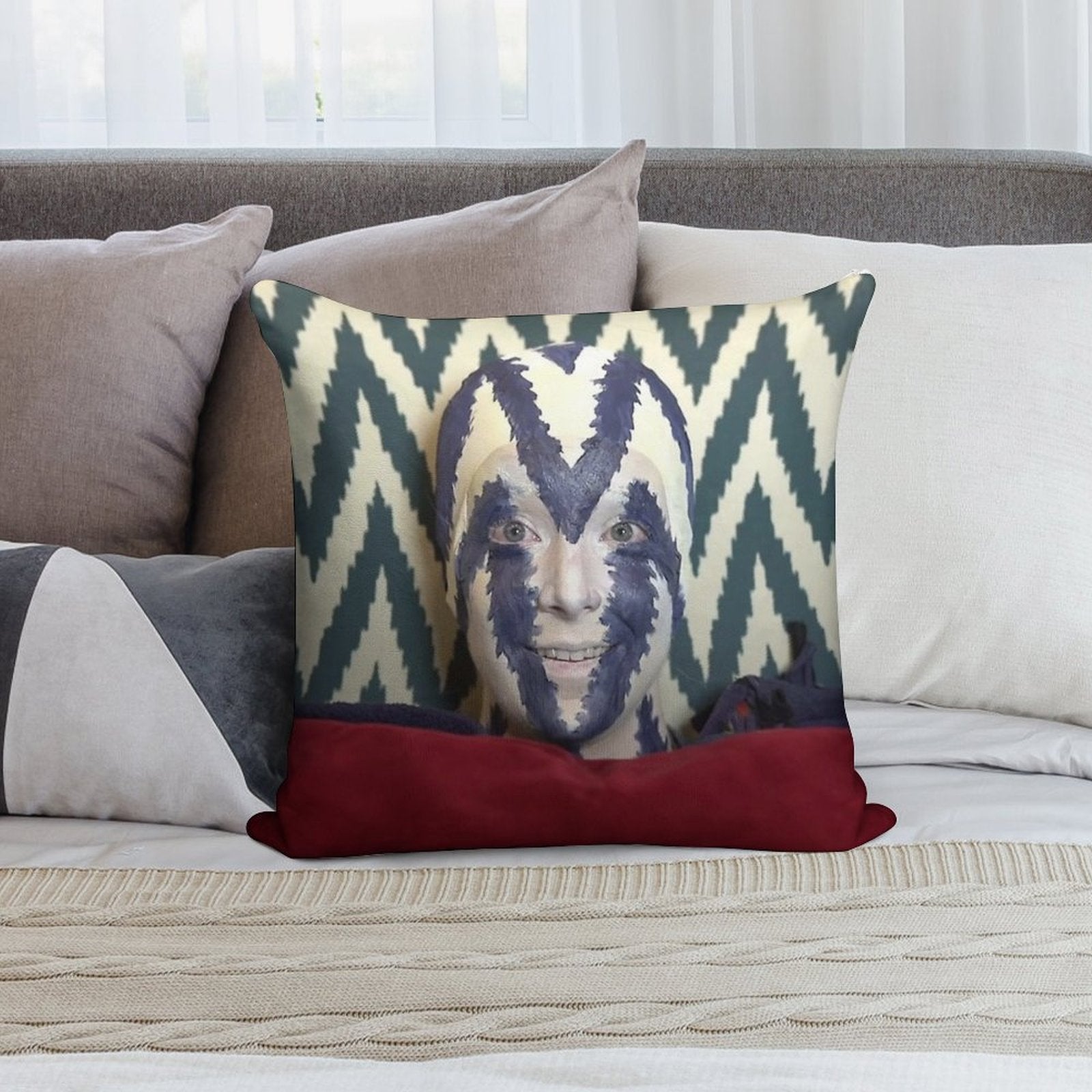 I'm A Chair Beech Soft Easy Maintenance Throw Pillow