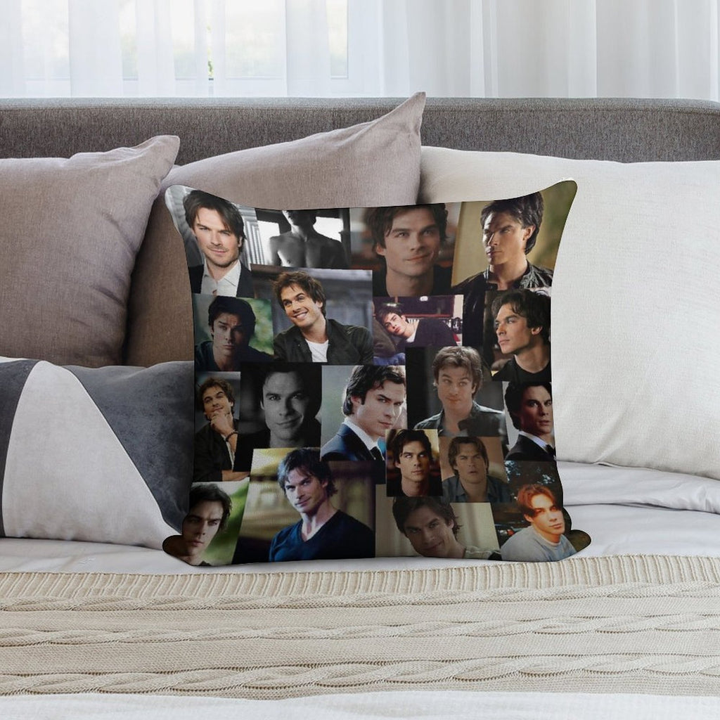 Ian Somerhalder Soft Shrink-Resistant Throw Pillow