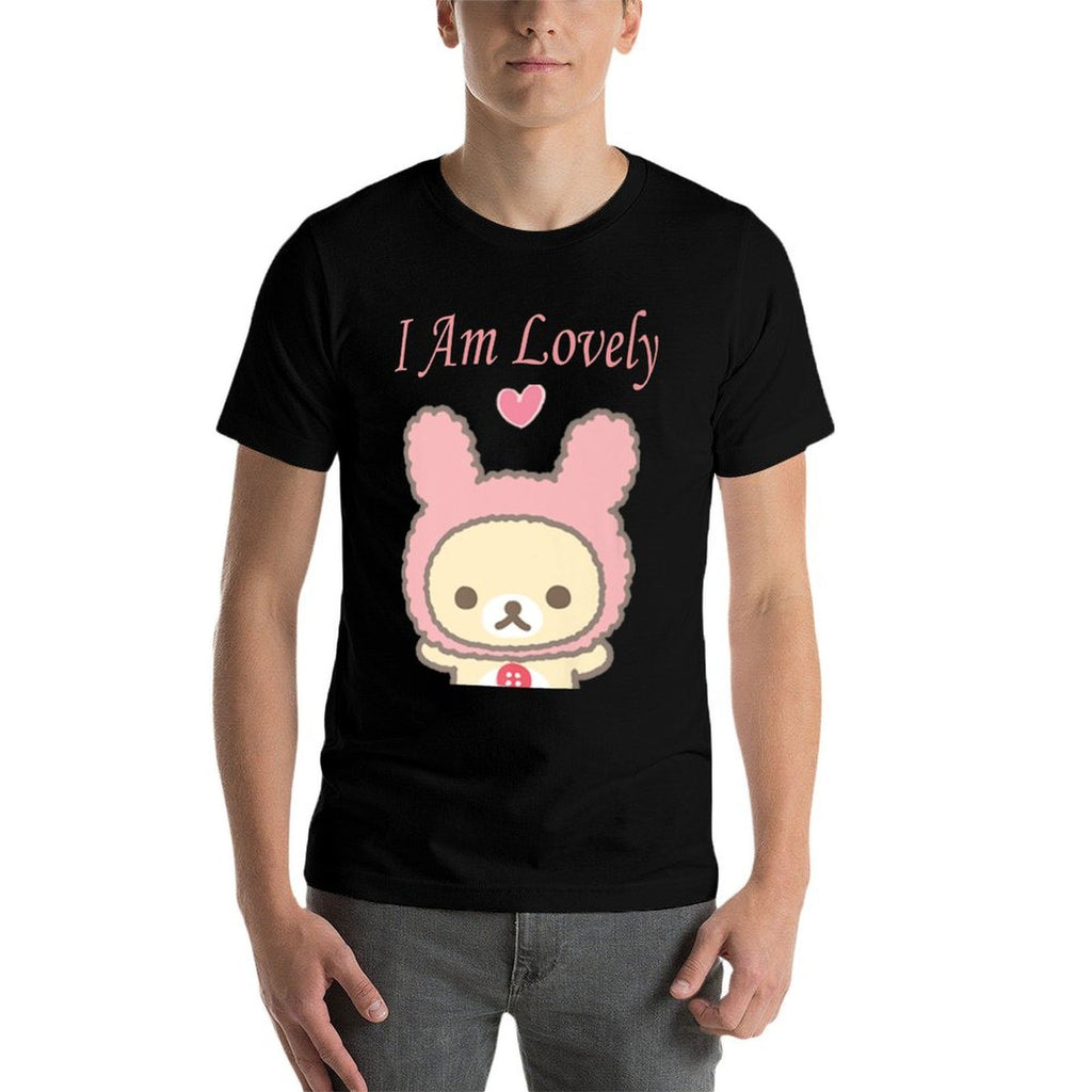 I Am Lovely Kawaii Gamer Bunny Rabbit Pastel Pretty  Durable T-Shirt