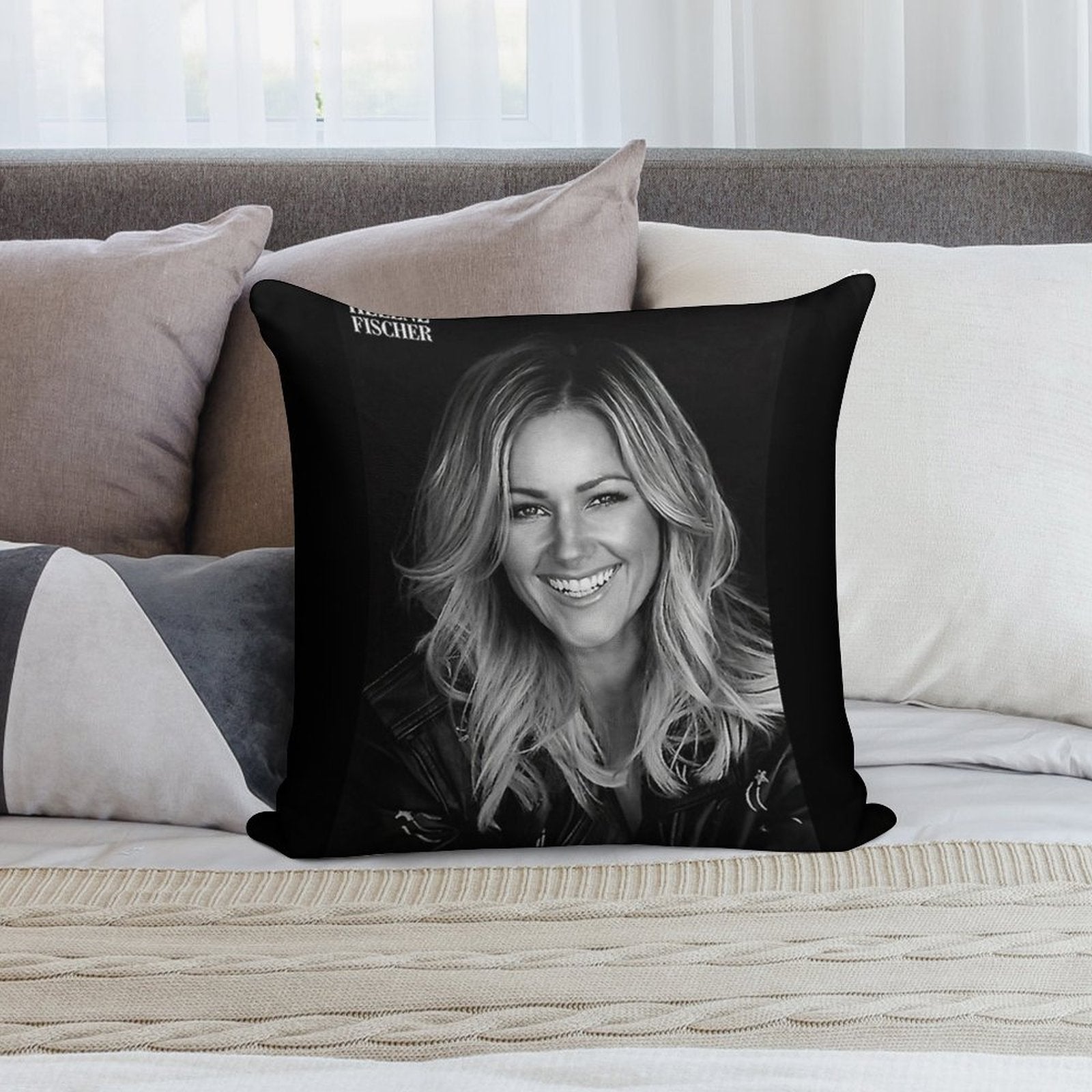 Helene Fischer Soft Shrink-Resistant Throw Pillow