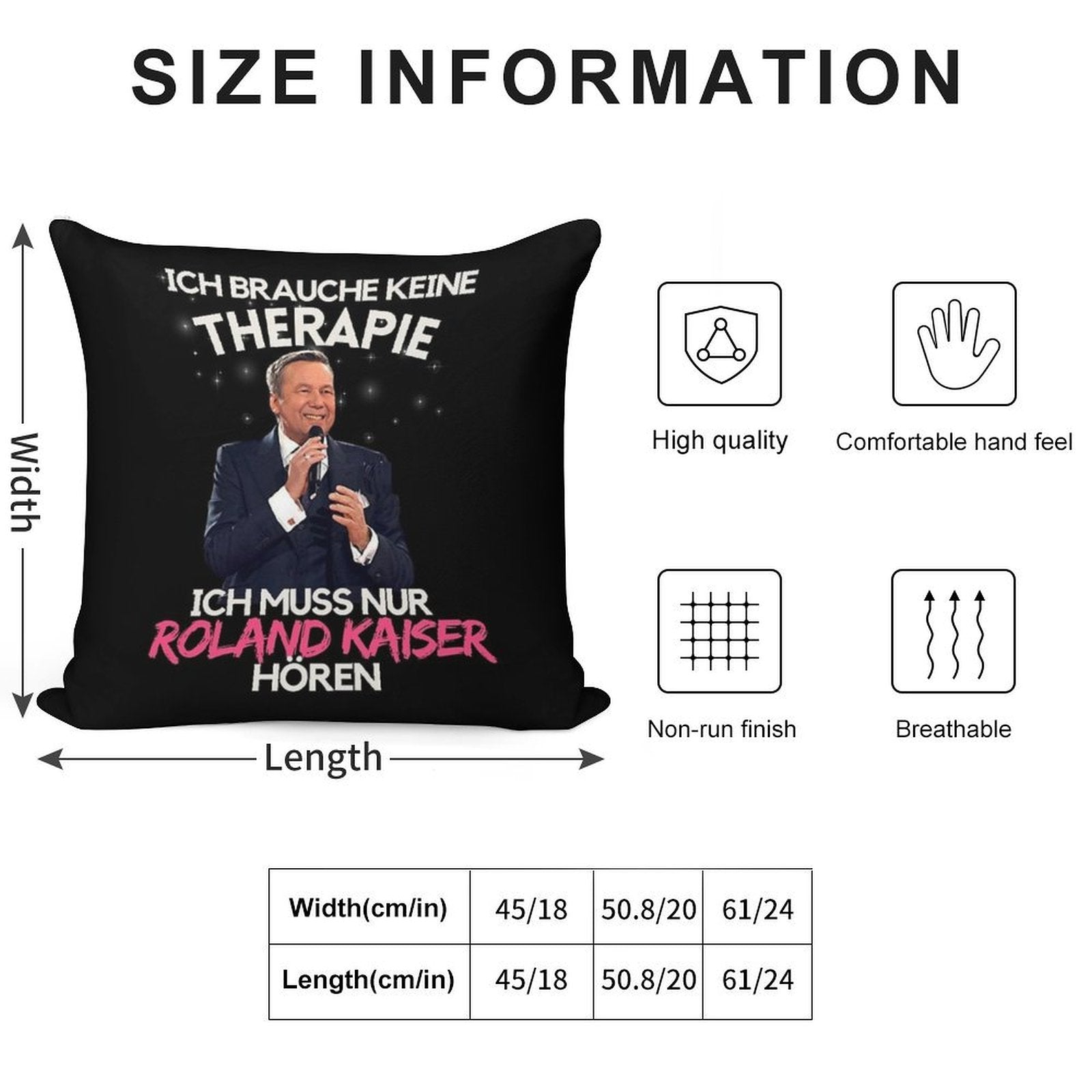 Roland Kaiser-roland Kaiser Festival- Roland Kaiser Merch Soft Home Decor Throw Pillow