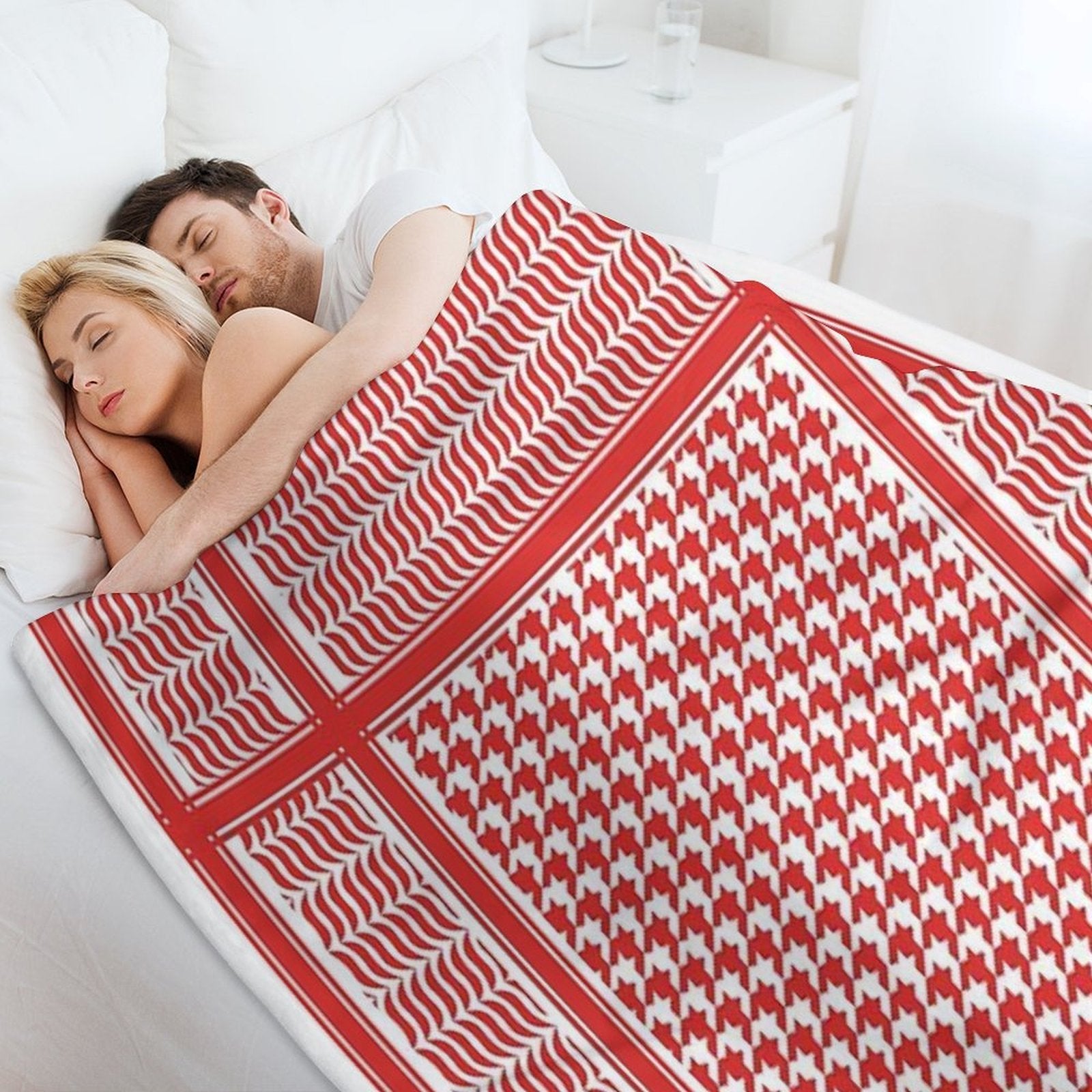 Shemagh & Ghutra Gift-ready Throw Blanket