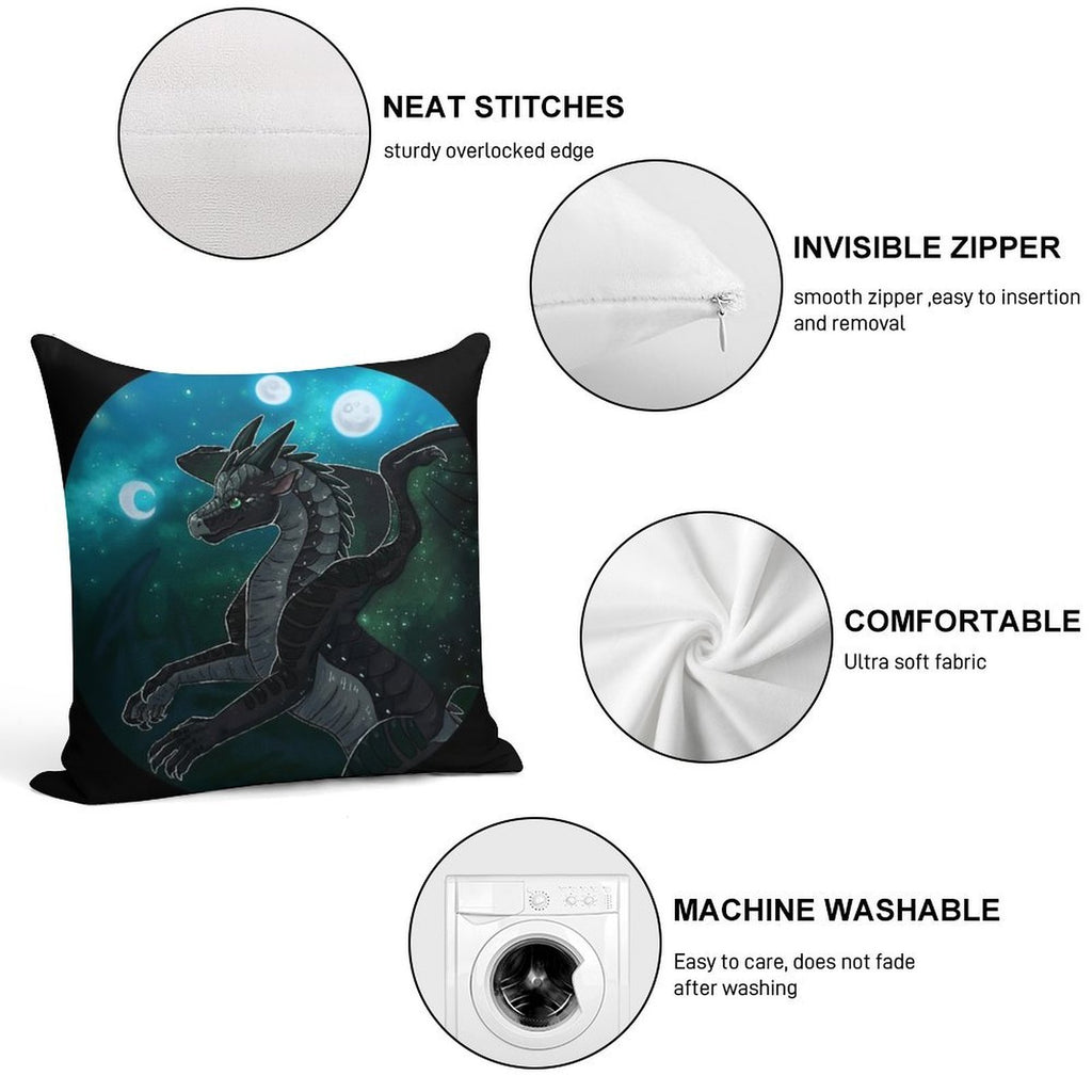 Wings of Fire - Moonwatcher Soft Warmth Comfort Throw Pillow
