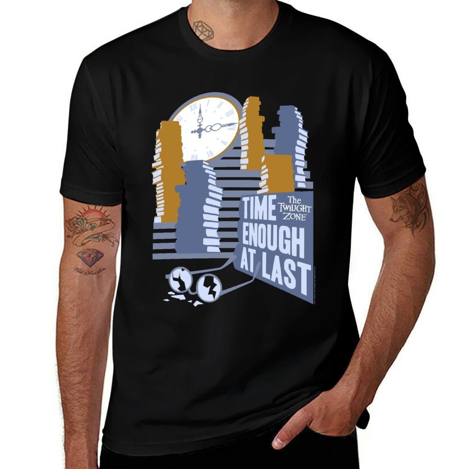 The Twilight Zone Time Enough At Last  Summer-ready Fabric T-Shirt