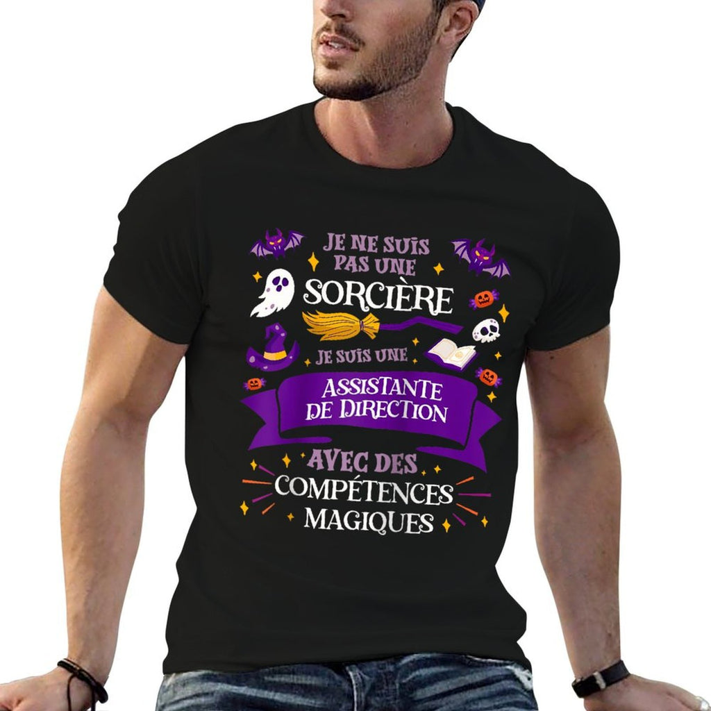 Pas Une Sorcière Je Suis Une Assistante De Direction Cadeau Raglan Baseball  Soft T-Shirt