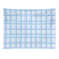 Light Blue And Purple Plaid Pattern Tapestry