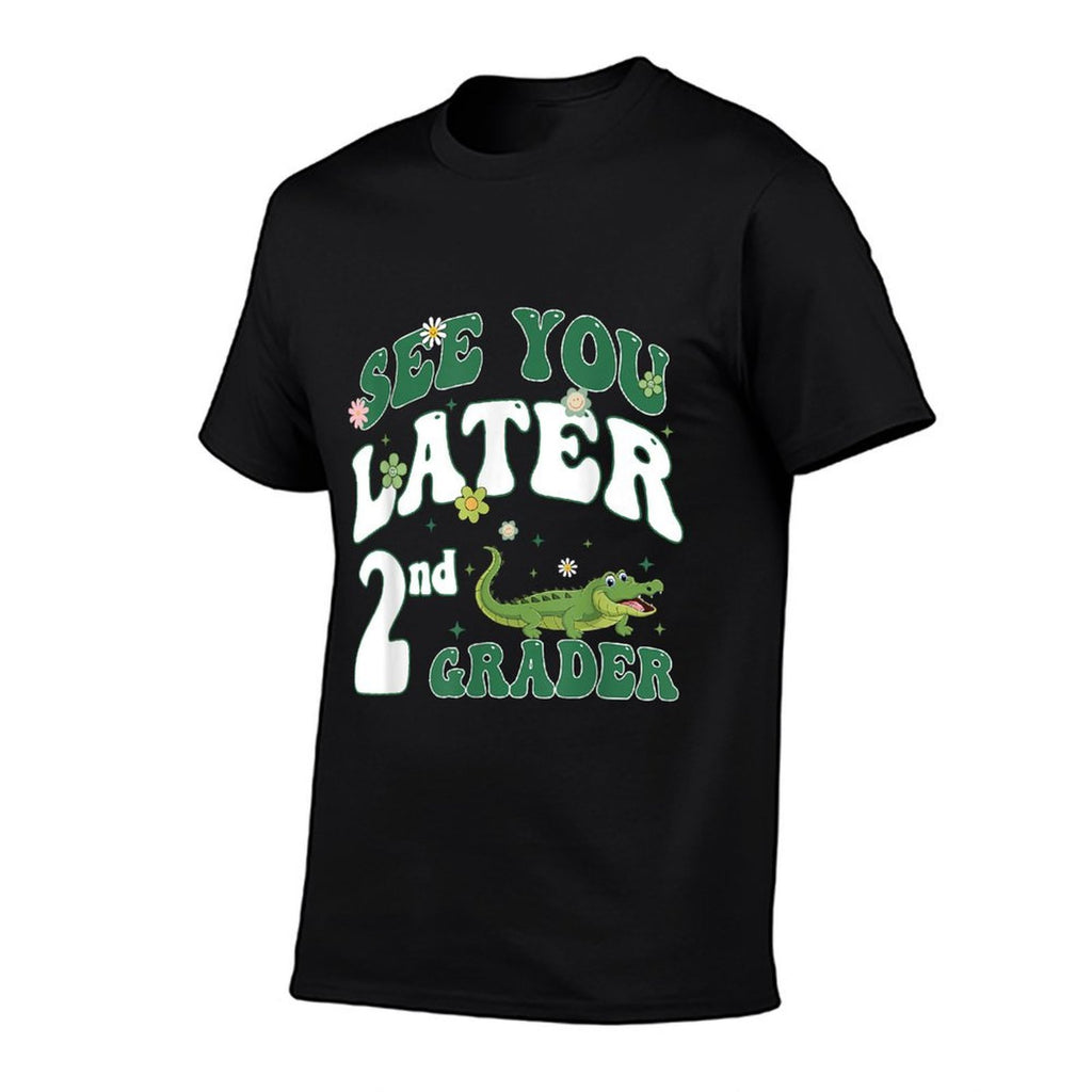 See You Later 2nd Grader Last Day Of School Teacher Dinosaur  Lightweight T-Shirt