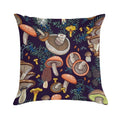 Dark Dream Forest Soft Washable Throw Pillow