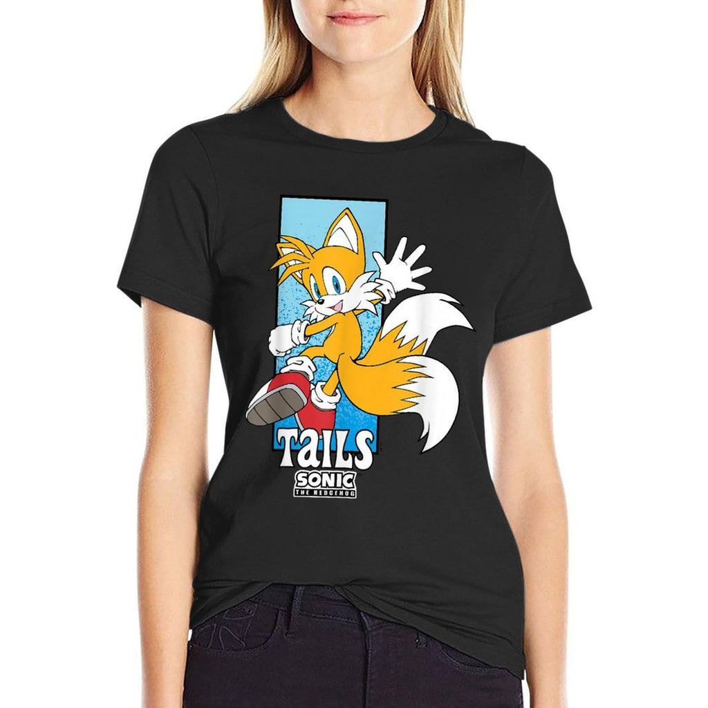 Sonic The Hedgehog Tails Spotlight Panel Portrait  Odor-resistant T-Shirt