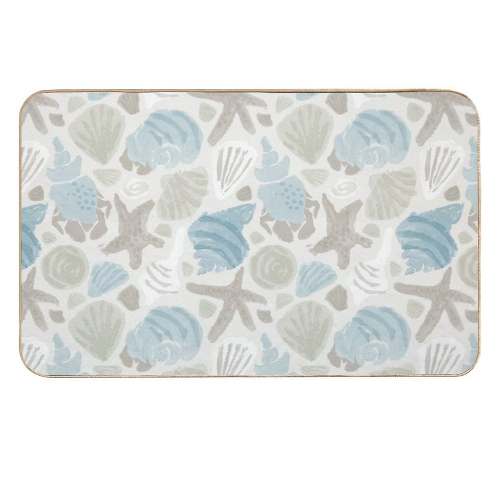 She Sells Seashells by The Seashore  Fade-Resistant Bath Mat