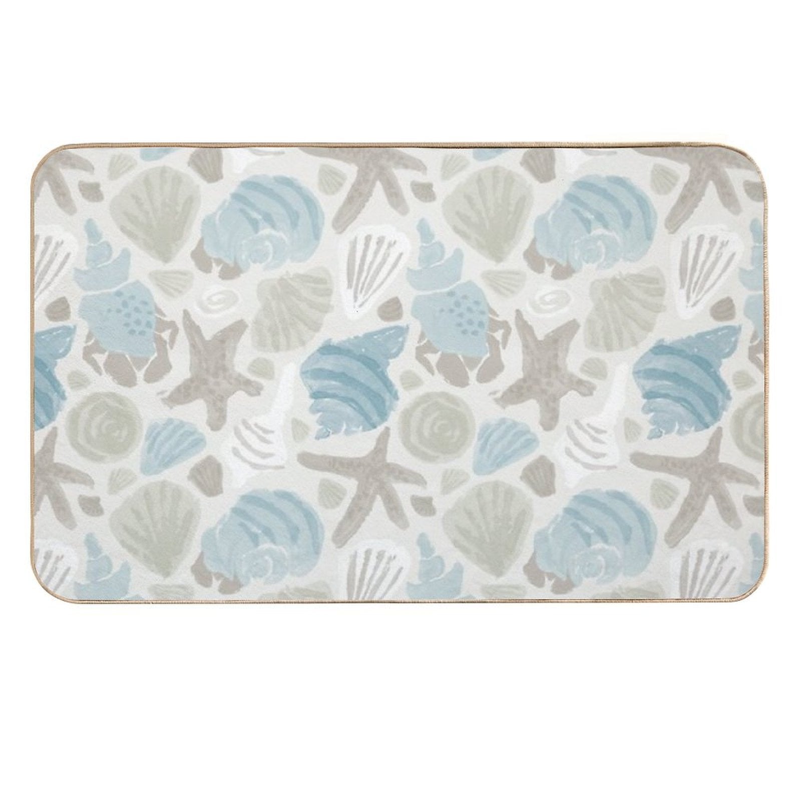 She Sells Seashells by The Seashore  Fade-Resistant Bath Mat