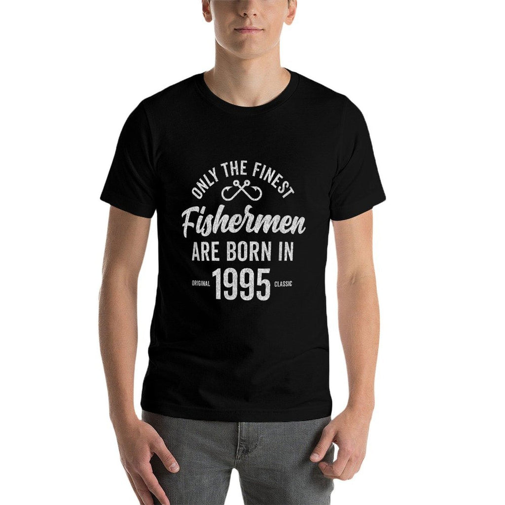 30 Year Old Fisherman Fishing 1995 30th Birthday  Tagless Design T-Shirt