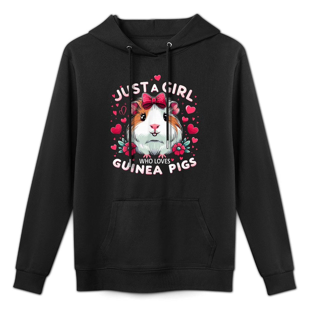 Just A Girl Who Loves Guinea Pigs Lover Mom Kangaroo Pocket Hoodie