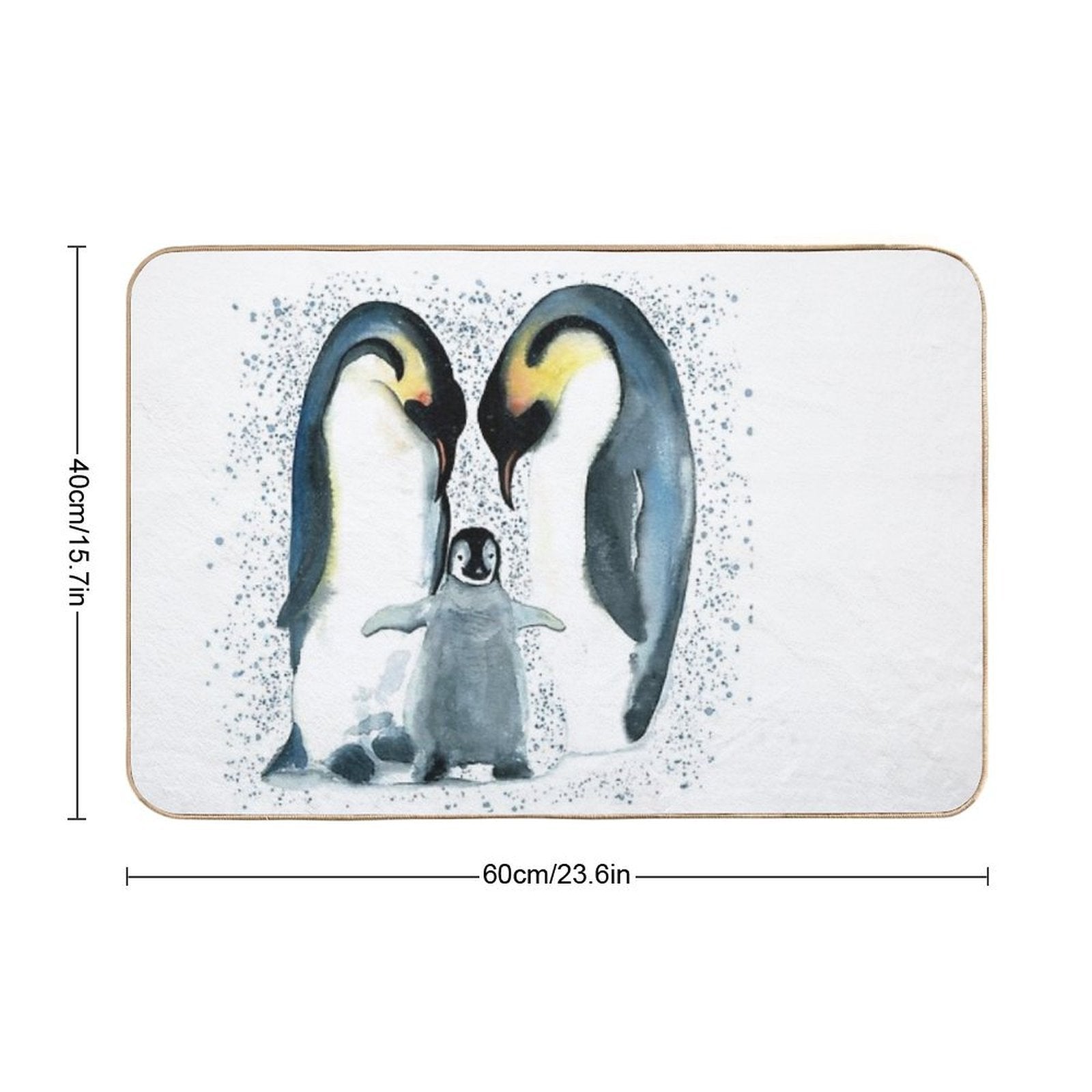Penguins  Eco-Friendly Bath Mat