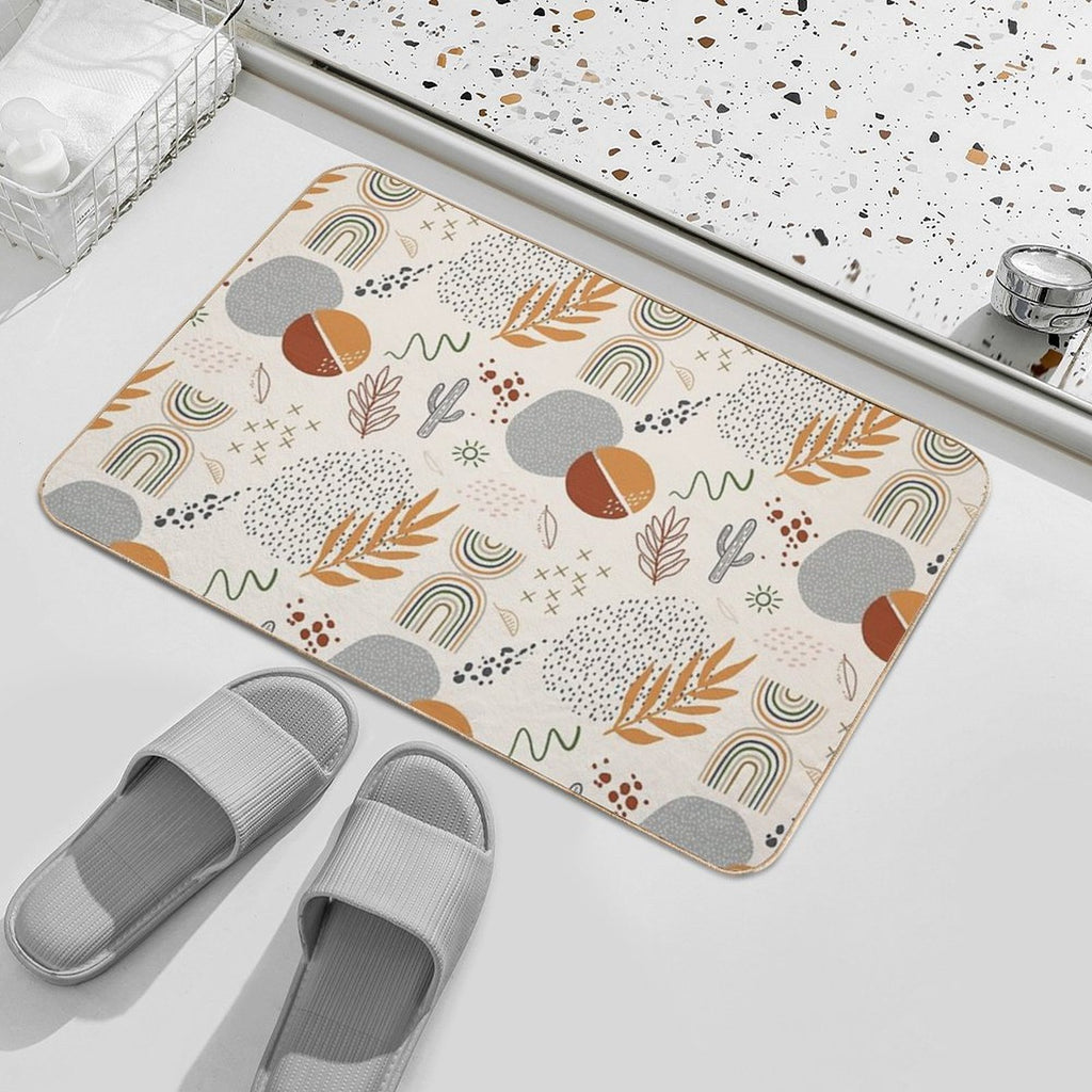Fun Boho  Eco-Friendly Bath Mat