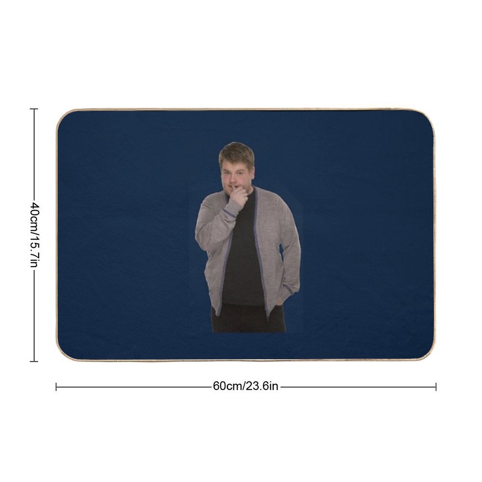 James Corden  Eco-Friendly Bath Mat