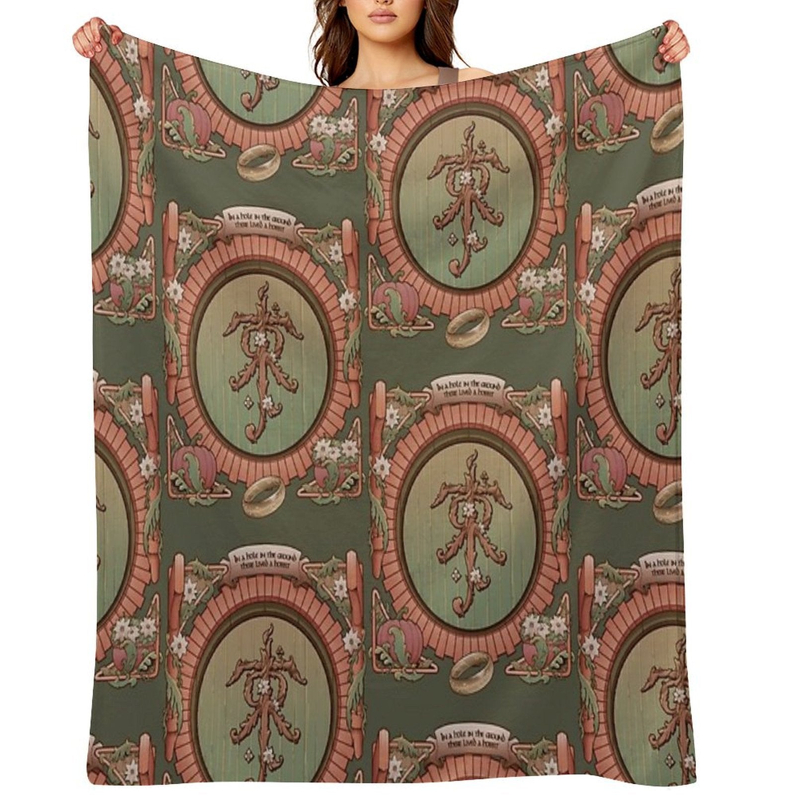 A Hole In The Ground Travel-friendly Throw Blanket