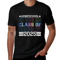 Homeschool Class Of 2025 Senior Graduation  Easy-care T-Shirt