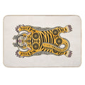 King Of The Jungle 01 Golden Tiger Edition  Fade-Resistant Bath Mat