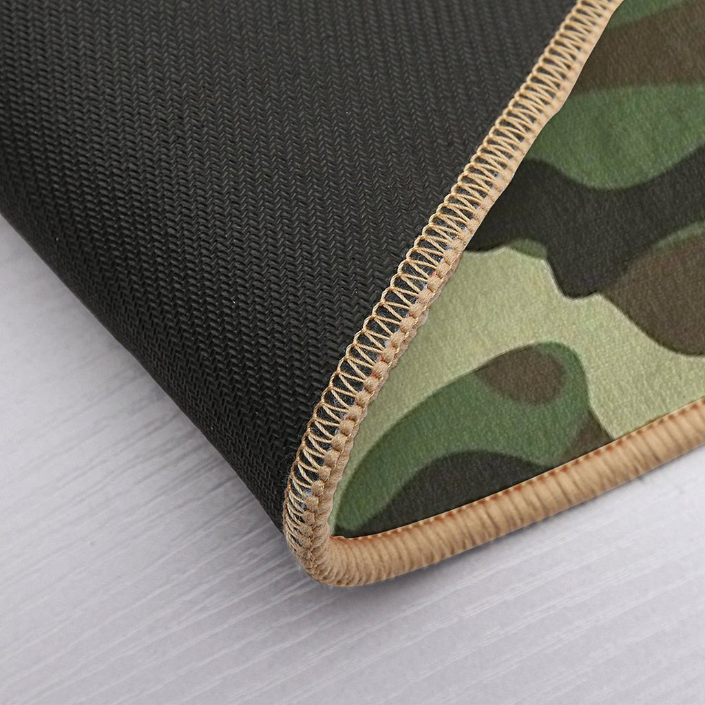 Camouflage Camo Military Design  Toxin-Free Bath Mat
