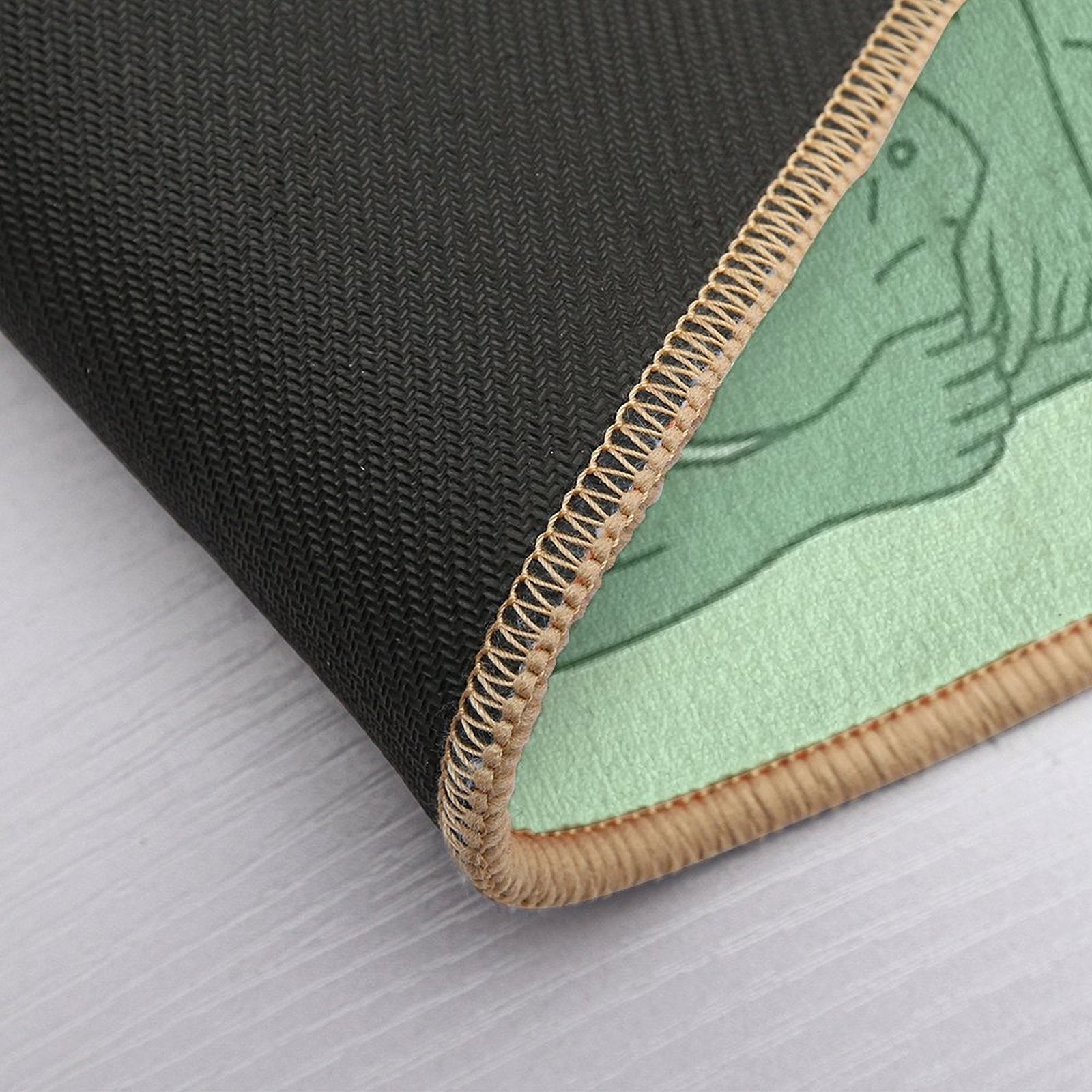 Buff Frog Icon Six, Take A Breather  Toxin-Free Bath Mat