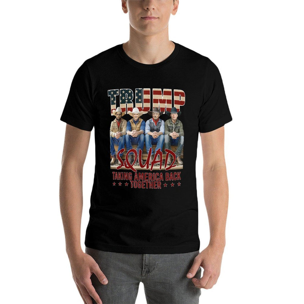 Trump Vance Kennedy Elon Squad Taking America Back Together  Stretchy T-Shirt